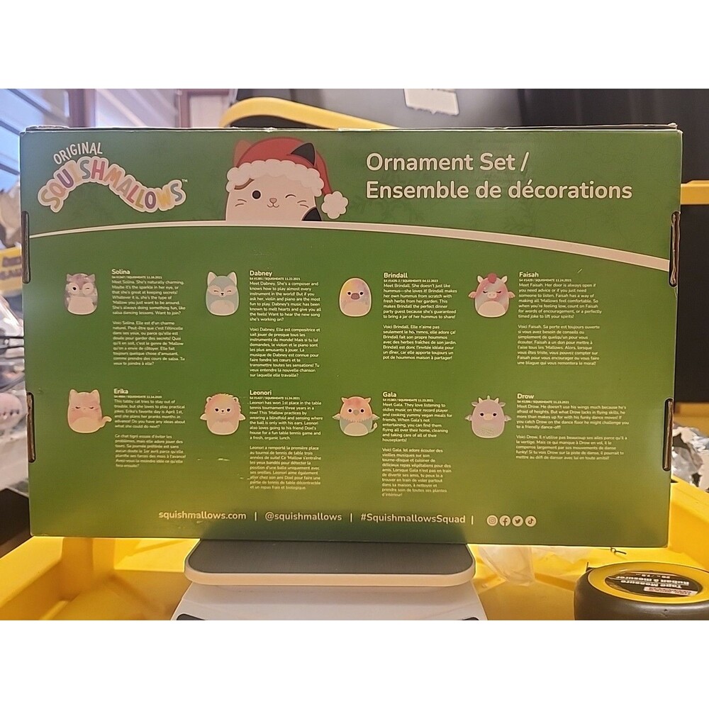 New Sealed Squishmallows 8 Pack 4 Inch Plush Ornament Set Collection Lot - Picture 2 of 6